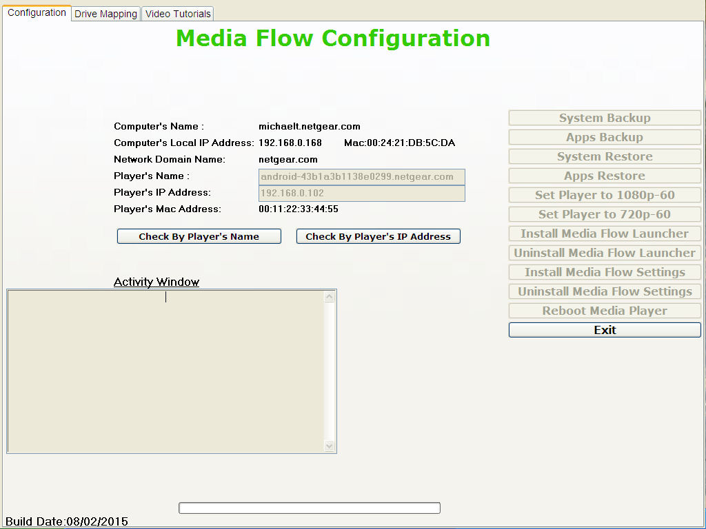 Media Flow Configuration