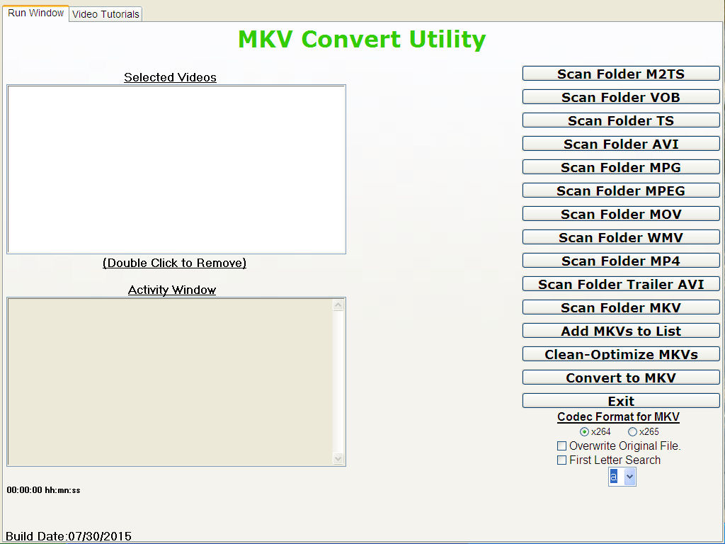 MKV Convert
                          